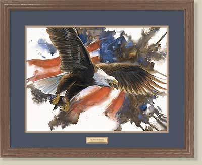 Freedom Flight Bald Eagle by Janene Grende